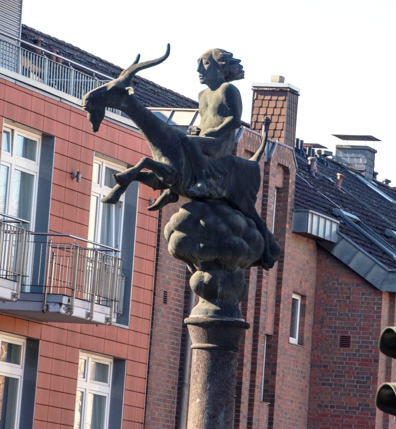 Bockreiter Statue Herzogenrath