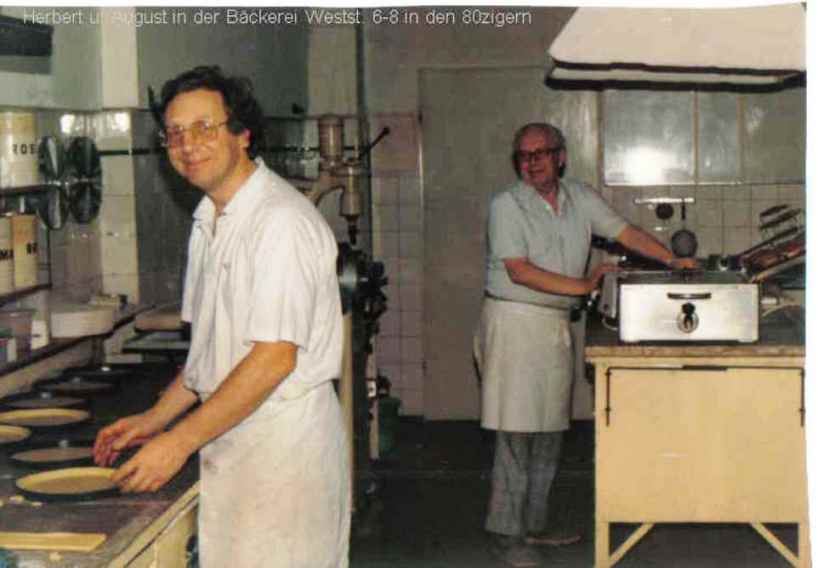 Herbert u. August in den 80igern Herbert u. August in den 80igern