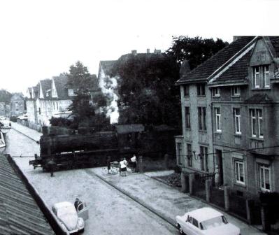 Kaiserstraße Kohlscheid; Lokomotive Bahnstrecke Ko bis Würselen